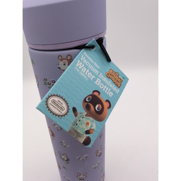 Nintendo Animal Crossing Stainless Steel Vacuum Insulated Water Bottle - Purple - Picture 3 of 5